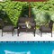 Costway 8PCS Rattan Patio Conversation Set Outdoor Furniture Set Garden w/Cushion
